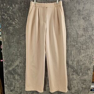 Abercrombie & Fitch Cream Wide Leg Pants